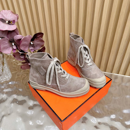 HM Kooler Ankle Boot Muted Beige Suede 498194
