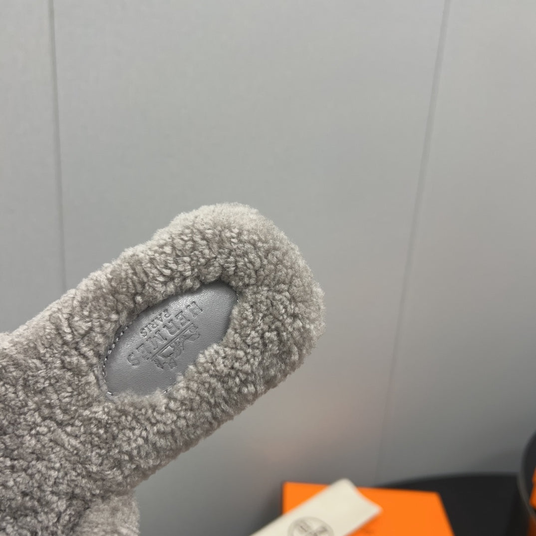 HM Oran Sandal Grey Wool 952314