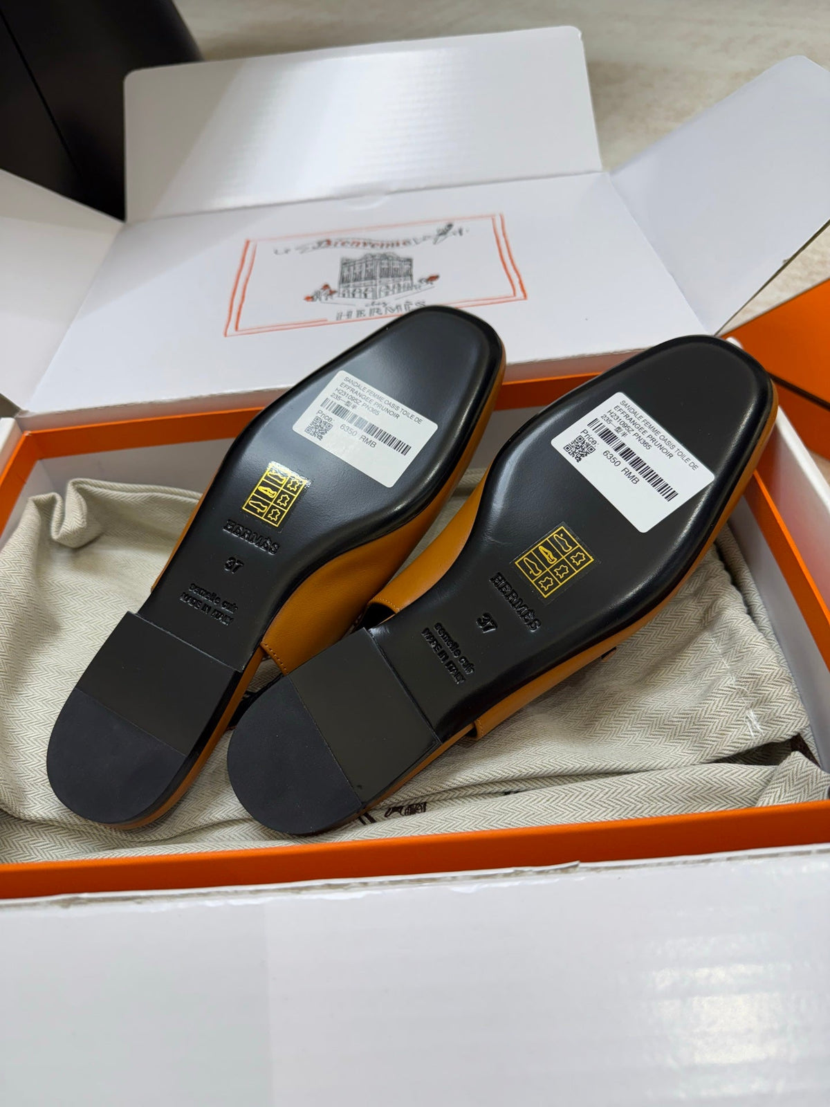 HM Mila Slingback Brown Sheepskin 621380