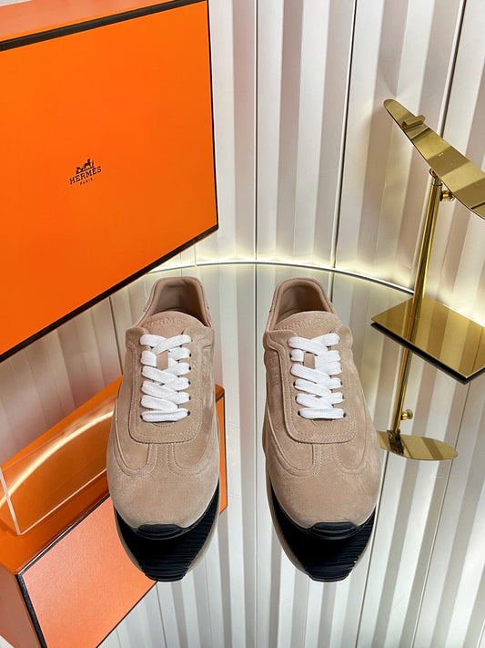 HM May Derby Shoes Taupe Suede 616149