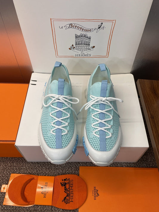 HM 25 Lift Sneaker Sky Blue Mesh Sheepskin 373030