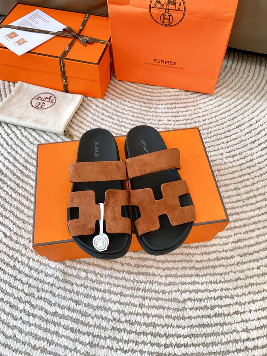 HM Chypre Sandal Brown Suede 963544