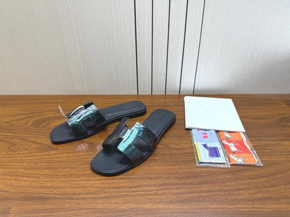 HM Sandal Black Metallic in Snakeskin 788513