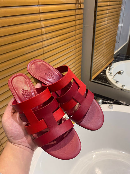 HM Amica Sandals 50mm Red Sheepskin 546230