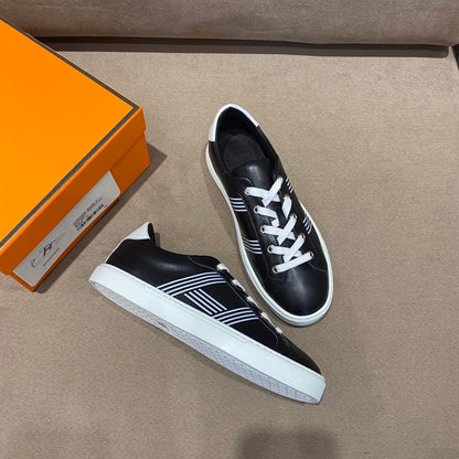 HM 26s Avantage Sneaker Black Calfskin 546296