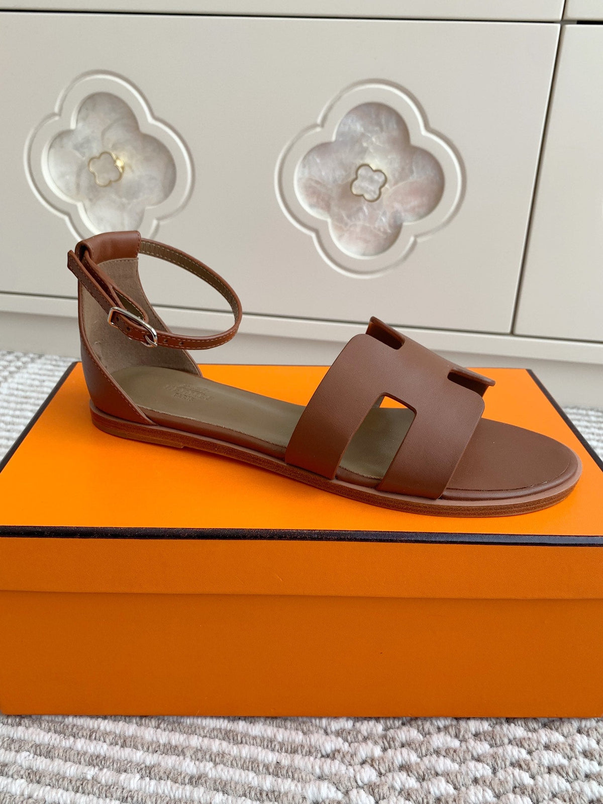 HM 25 Santorini Gold Etoupe Calfskin