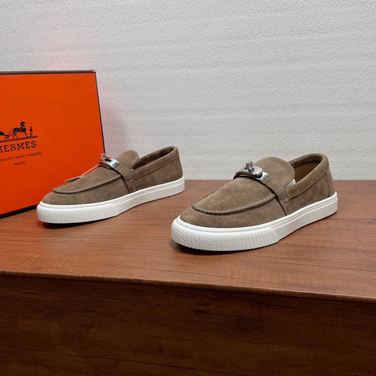 HM Men's Loafer Brown Suede SHW