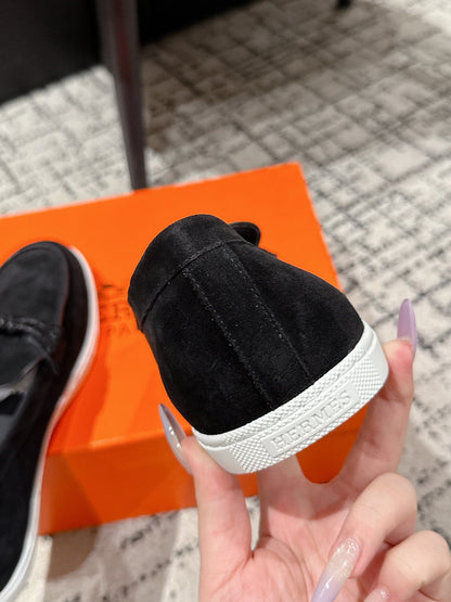 HM 25 Mocassim lgnacio Loafer Black Cowhide 377583