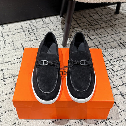 HM 25 Mocassim lgnacio Loafer Black Cowhide 377583