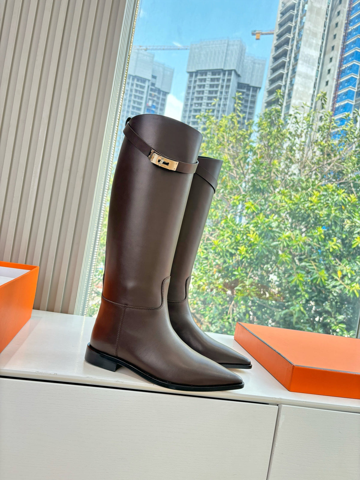 HM Lizy Boot Brown Cowhide 548751