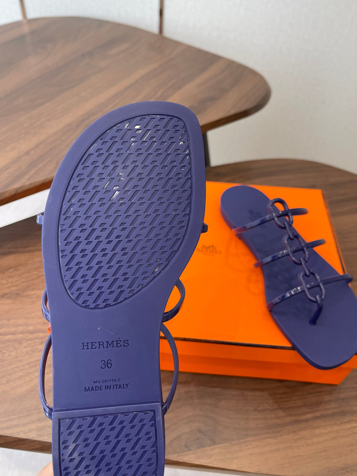 HM Mykonos Sandal  Navy Blue TPU 624766