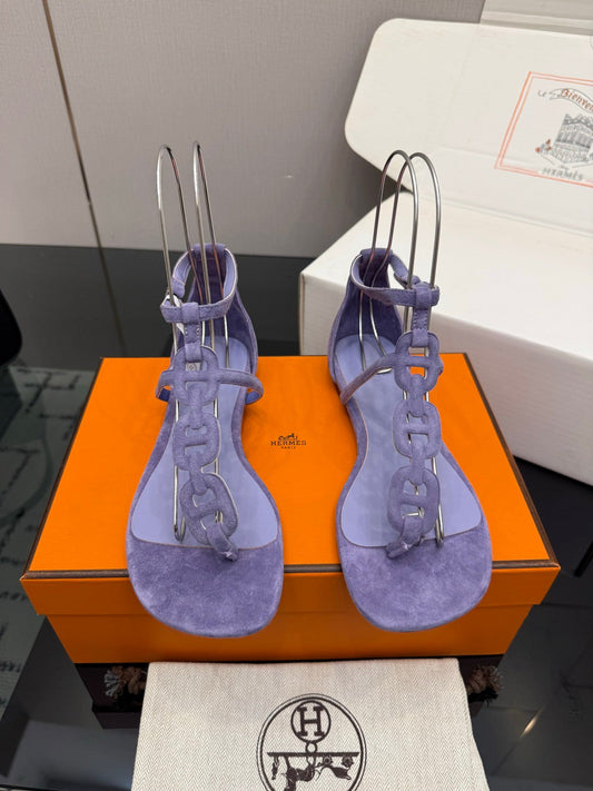 HM Milos Sandal Purple Suede 829169