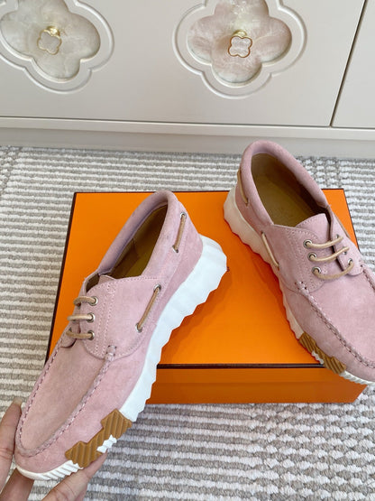 HM Ketch Sneakers Light Pink Suede