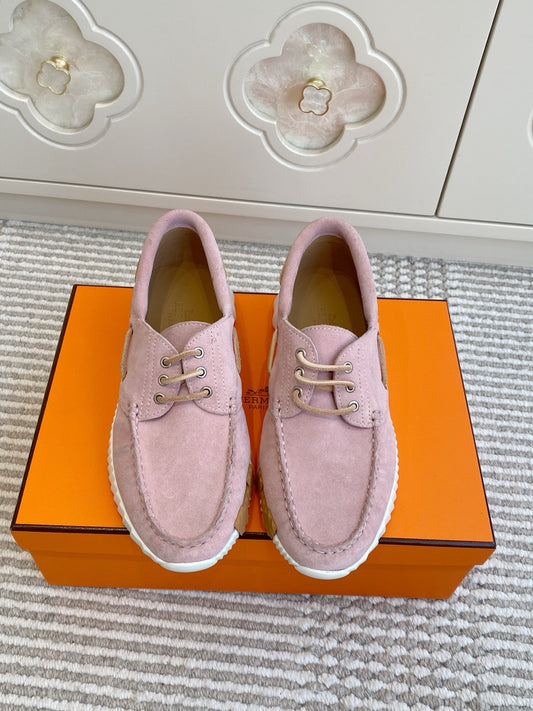 HM Ketch Sneakers Light Pink Suede
