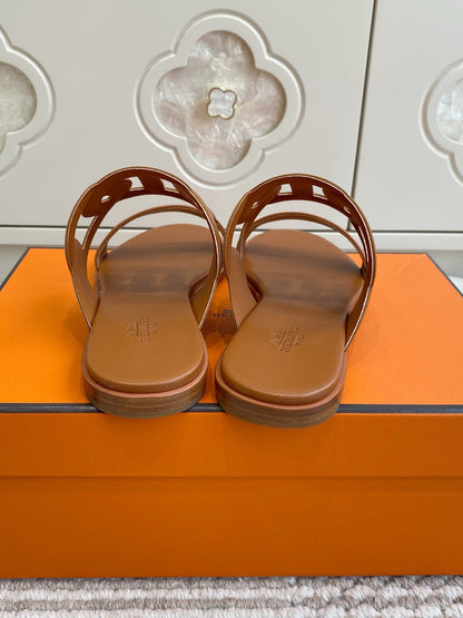 HM Lagune Sandal Tan Leather 776544