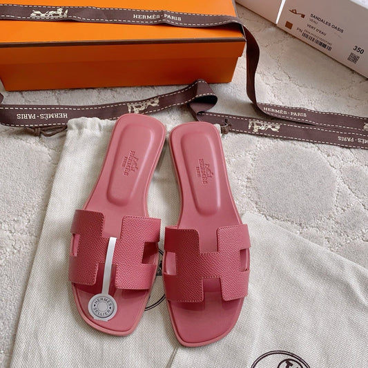 HM 26s Oran Sandal Pink-Red Espom Goatskin 724269