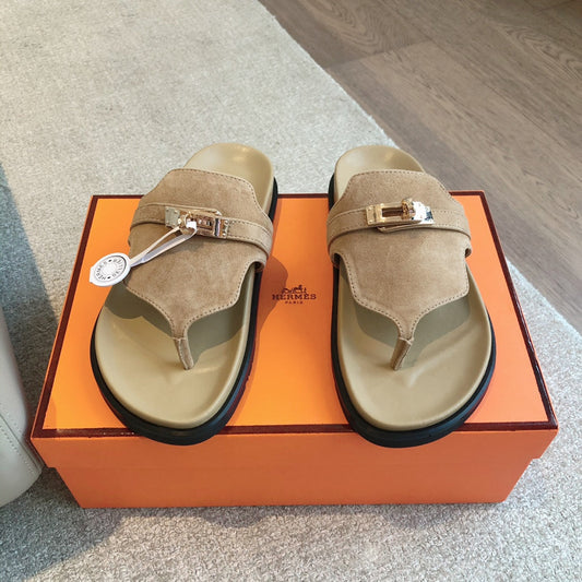 EMPIRE SANDAL PEANUT SUEDE