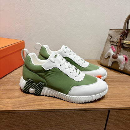 HM 25 Bouncing Sneaker Green Lamskin 318383