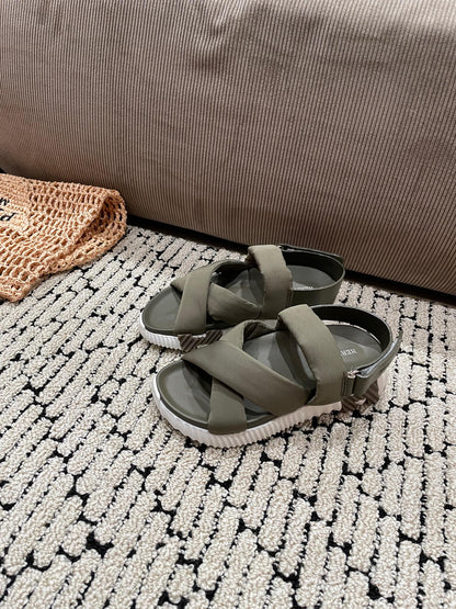 ELECTRIC SANDAL SHADOW CALFSKIN