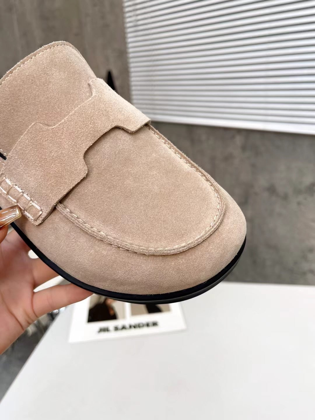 HM 26H Go Mule Light Pink Suede 799300