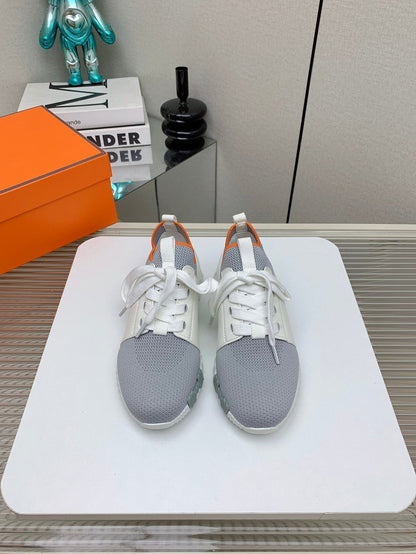HM Depart Slip-on Sneaker In Grey Woven Fabric 106340