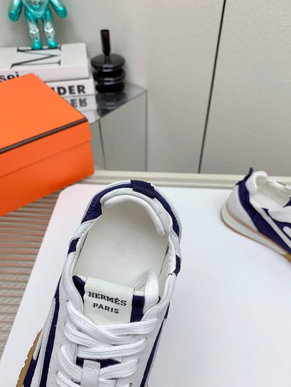 HM Jet Sneaker 20MM Navy Blue Suede 106378