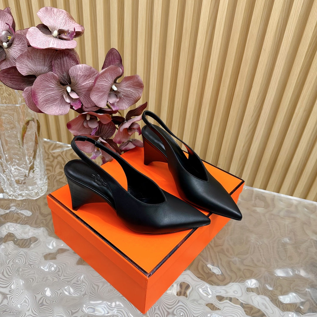 HM Intime 75 Pump Black Lambskin 957093