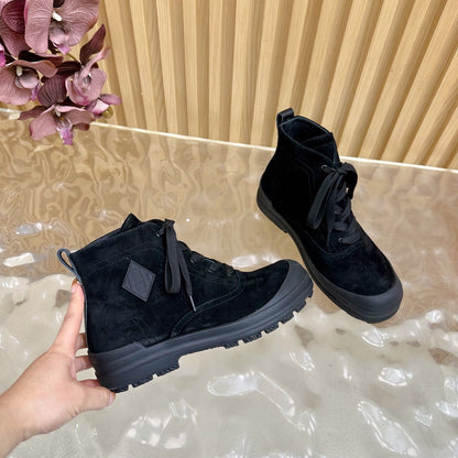 HM Kooler Ankle Boot Black Suede  498195