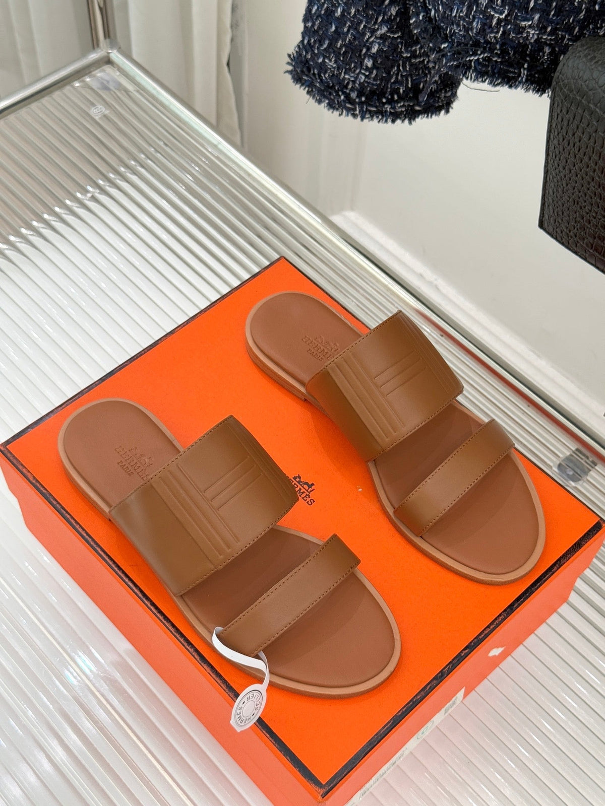HM 26WF Monica Sandal Brown Sheepskin 642855