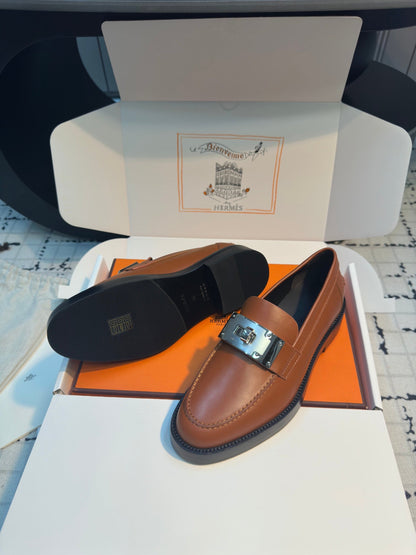 HM Hot Loafer 30mm Brown Cowhide 970667
