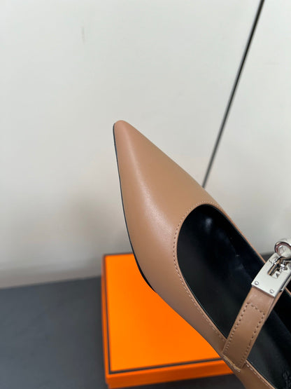HM 25C Kiara 40 Pump Ash Brown Calfskin 210280