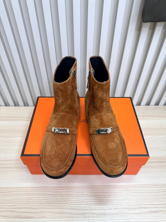 HM Kelsy Ankle Boot Brown Suede 466595
