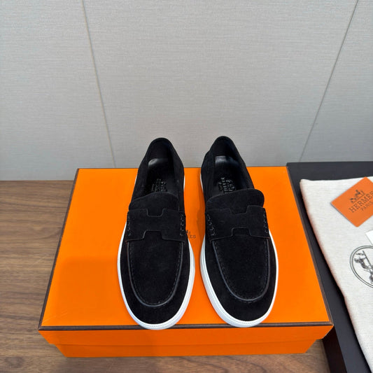 HM 25 Loafers Black Cowhide 329172