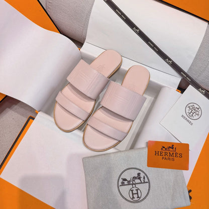 HM Mona Sandals Light Pink Leather 799040