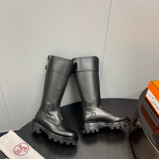 HM High Boots 30mm Black Cowhide 952461