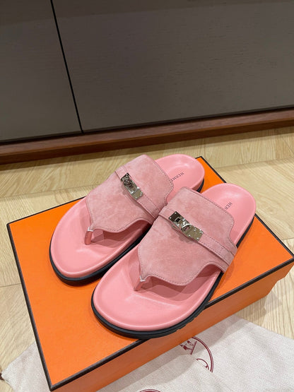 HM 25 Empire Sandal Calfskin and Suede 245689