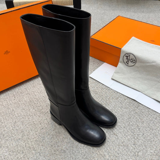 HM Lasso 40 Boot Black Cowhide 523211