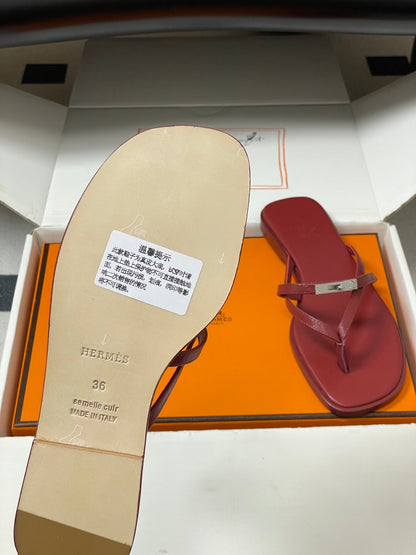 HM Miss Sandal Burgundy Calfskin 593791