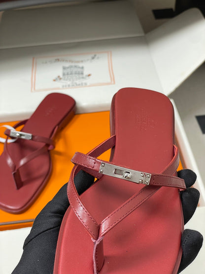 HM Miss Sandal Burgundy Calfskin 593791