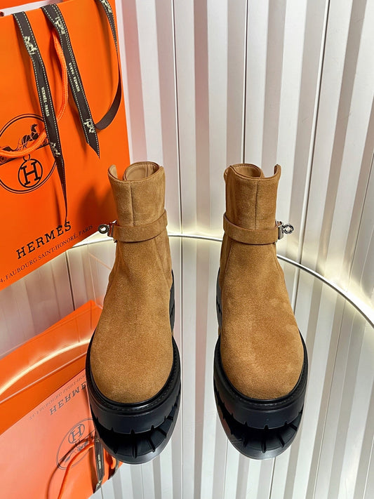 HM Jeff Ankle Boot Brown Suede 616100