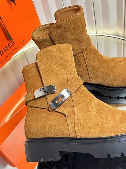 HM Jeff Ankle Boot Brown Suede 616100
