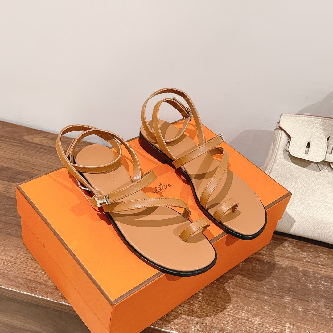 HM Harmonie Sandal Light Brown Swift Calfskin 256886