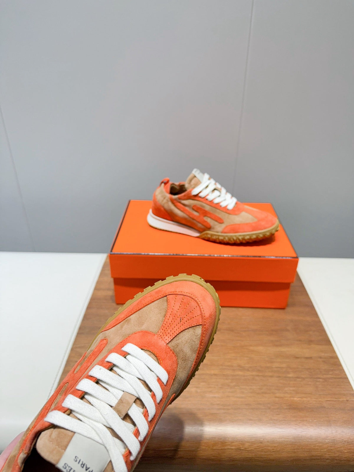 HM Jet Sneaker Orange Suede 317314