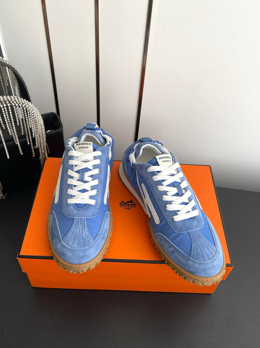 HM Jet Sneaker Blue White Suede 739996