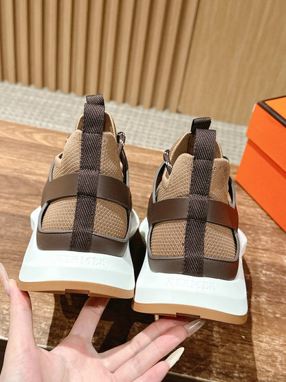 HM Katana Sneaker Brown Calfskin 317598