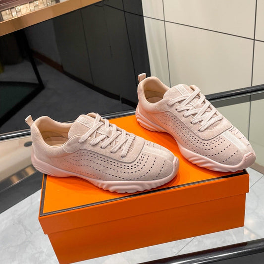 HM 26s Neon Sneaker Light Pink Suede 846398