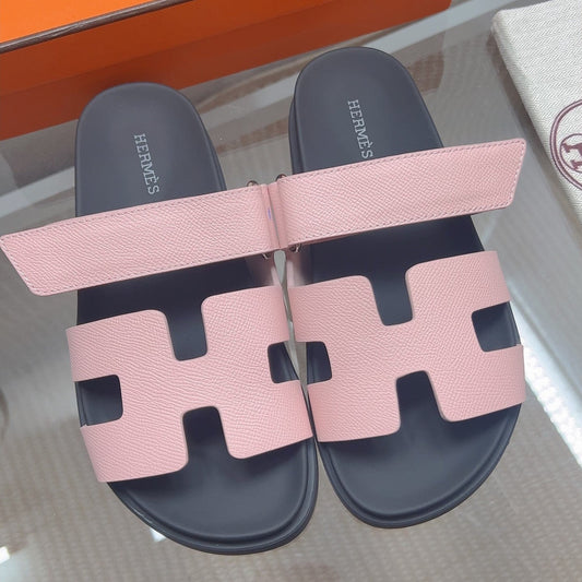 HM Chypre Sandal Sakura Pink Espom Leather 827510