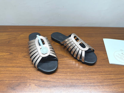HM Noria Sandals Sliver Leather 849474