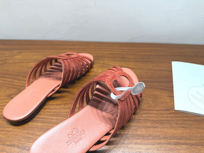 HM Noria Sandals Tan Suede 849478