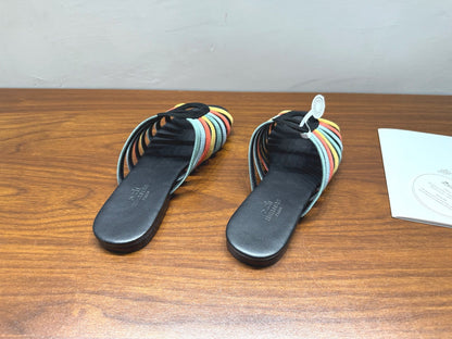 HM Noria Sandals Black Colorful Suede 849481